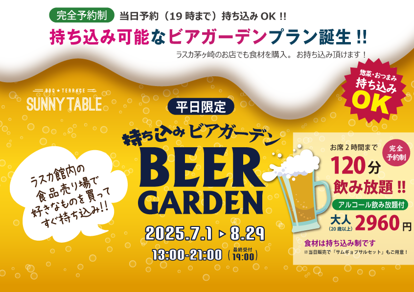 ビアガーデンプラン